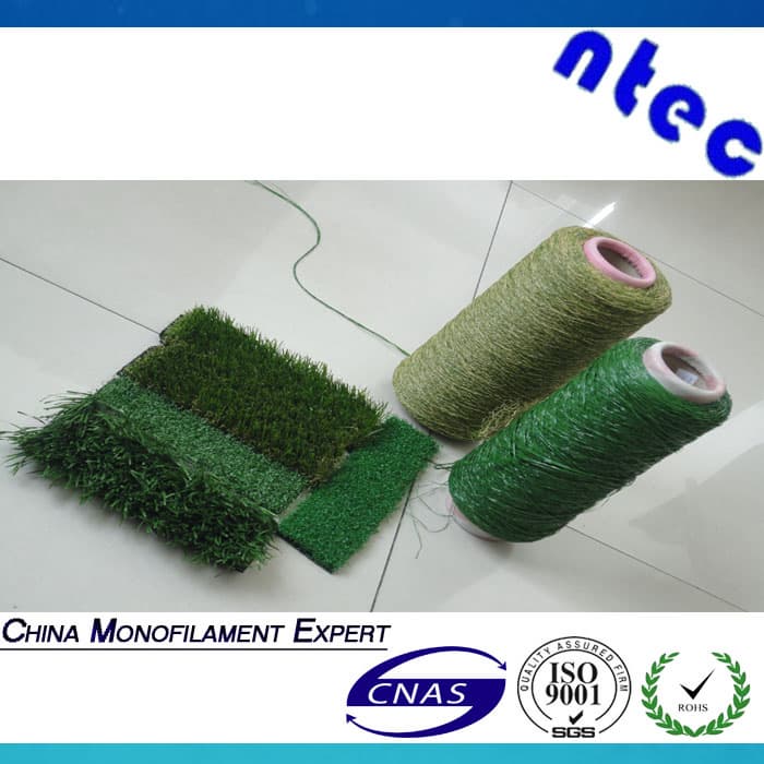 PE artificial grass yarn for soccer ground made in China
